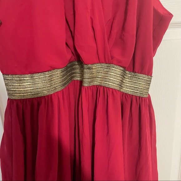 Surplus Chiffon Flared Dress - Picture 2 of 6